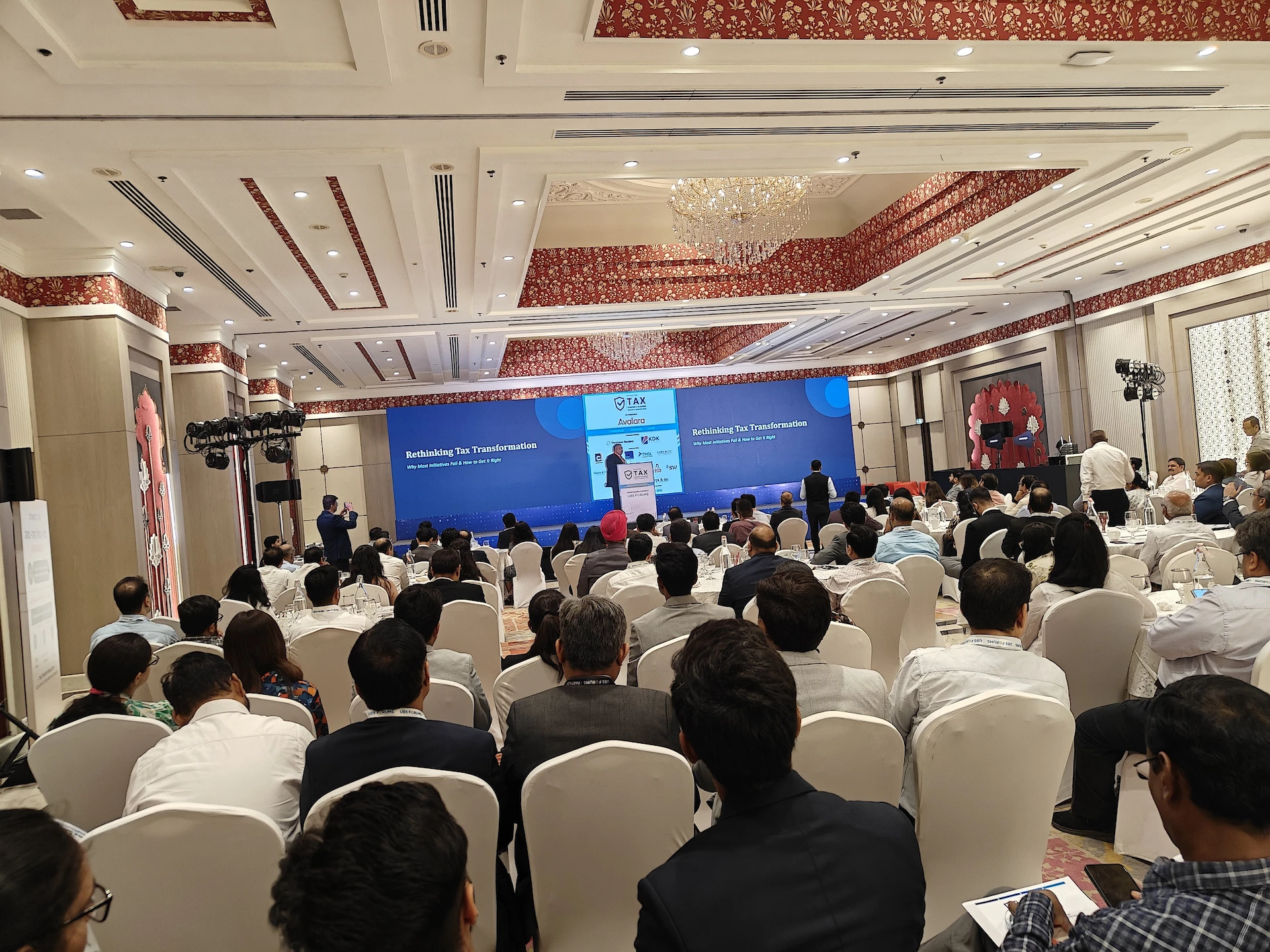 Audience at the award ceremony in Delhi during the "Rethinking Tax Transformation" session